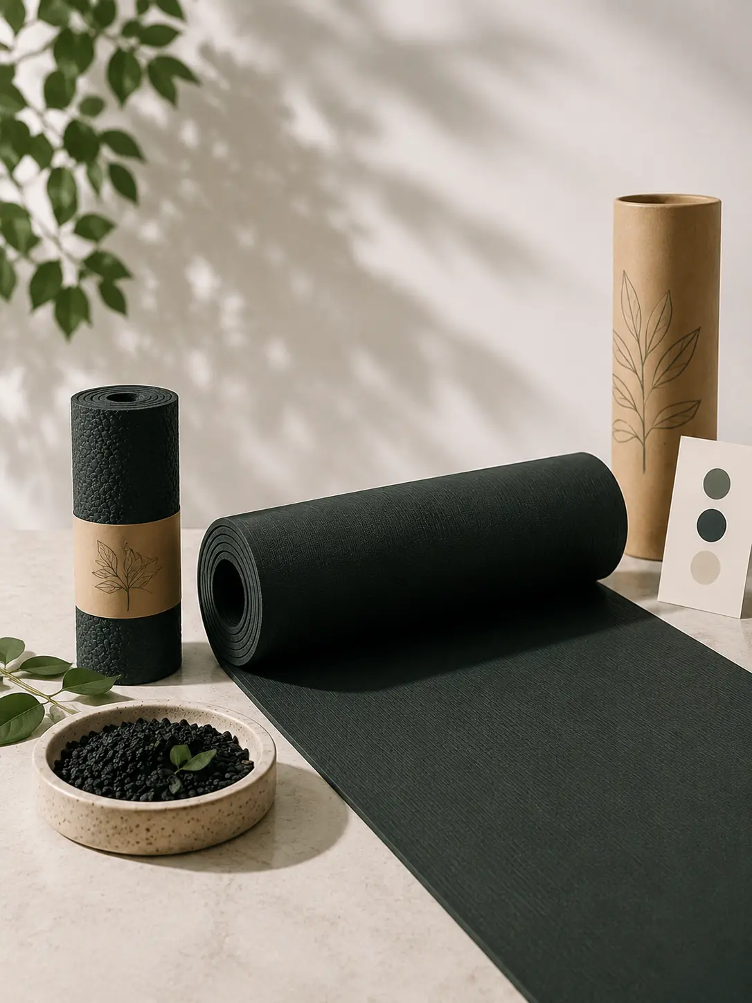 Custom rubber yoga mat OEM manufacturing and wholesale eco-friendly studio yoga mats for global brands