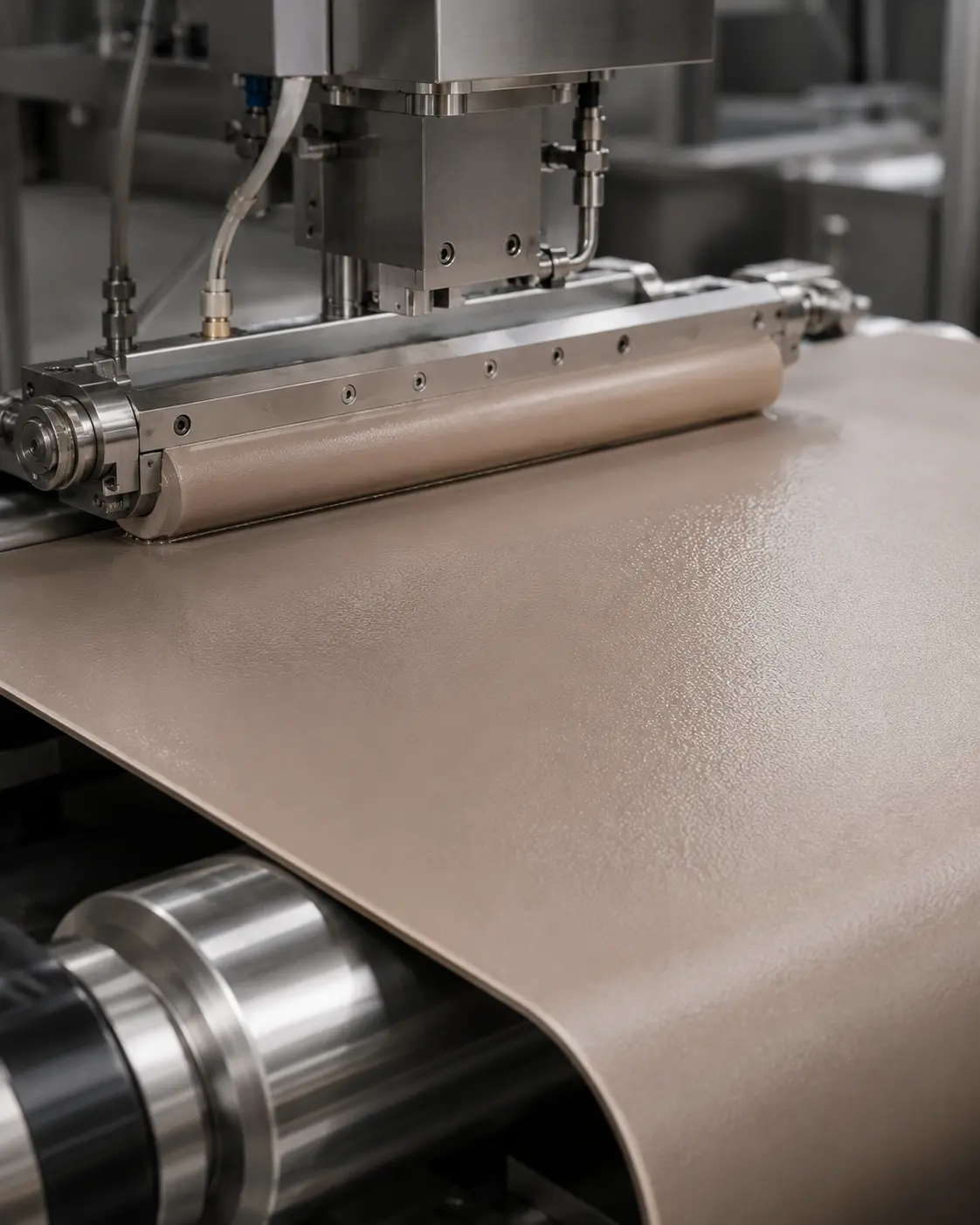 PU yoga mat surface coating technology for smooth texture, moisture-responsive grip and OEM production.